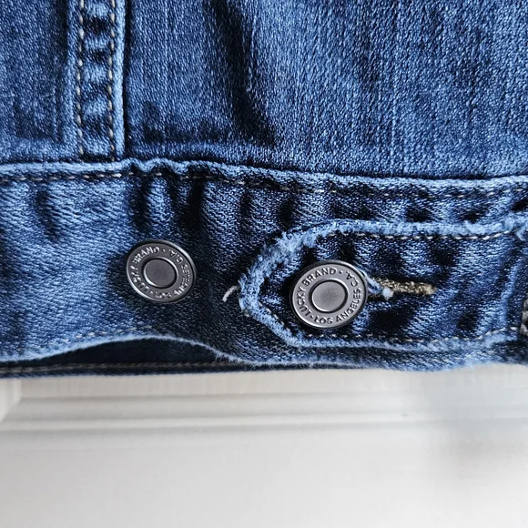 NWOT,♧Lucky Brand♧ Blue Denim Jacket, Size S, NWOT - Picture 8 of 9